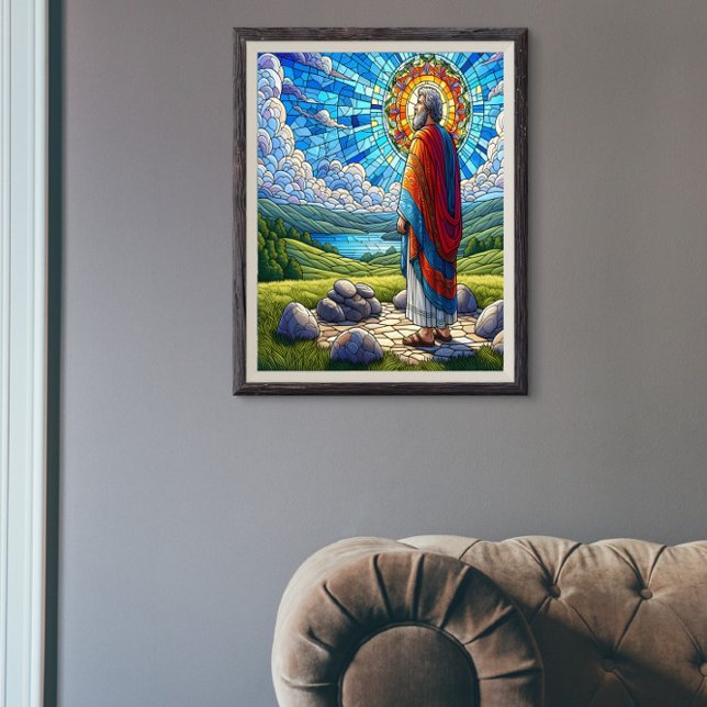 Poster Gênesis 15: Momento Sagrado de Abram (Criador carregado)