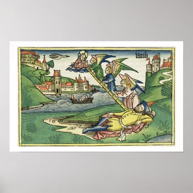 Pôster Gênesis 28 10 Escada de Jacob, de Nuremberg (Frente)