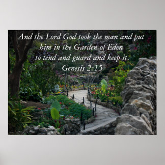 Pôster Gênesis 2:15