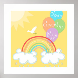 Poster Gênesis 9 Aliança de Deus com a Humanidade o Arco-