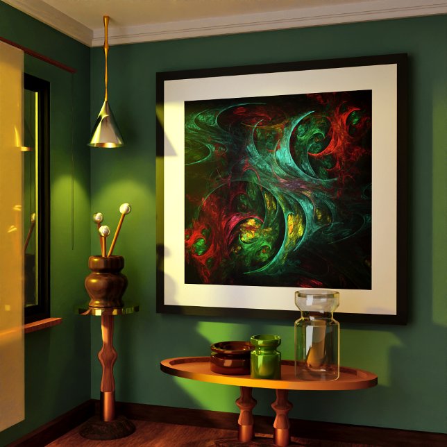 Pôster Gênesis Abstrato Art (Genesis Abstract Art Poster)