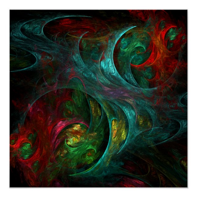 Pôster Gênesis Abstrato Art (Frente)