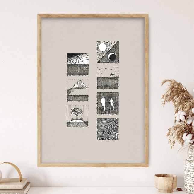 Poster Genesis Art, Days of Creation, In the beginning,  (Criador carregado)