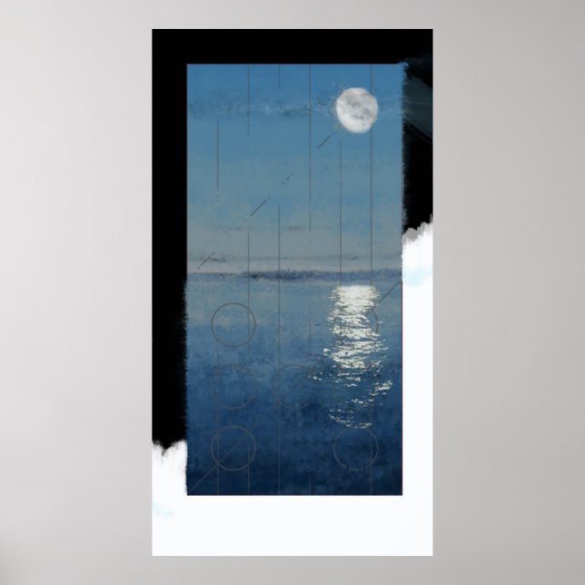 Pôster Gênesis Dia 2: Waters 2014 digital painting (Frente)