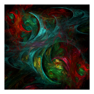 Pôster Genesis Nova Abstrato Art