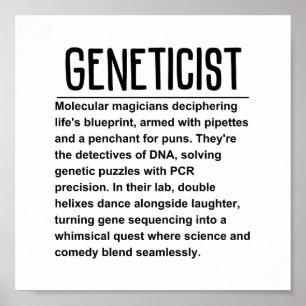 Poster Geneticista