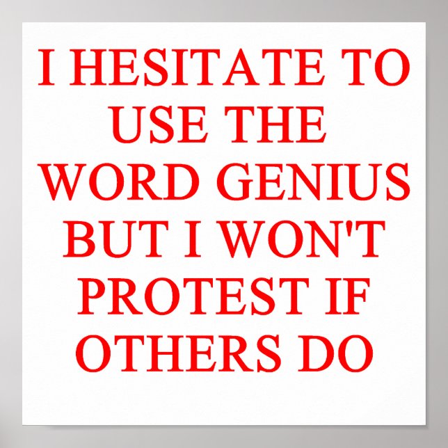 PÔSTER GÊNIO (Frente)