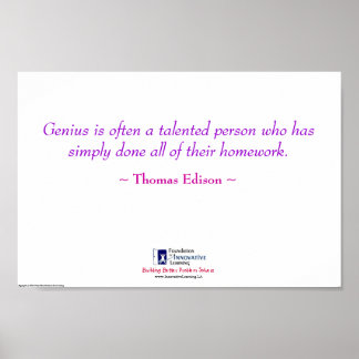 Pôster Gênio = Homework