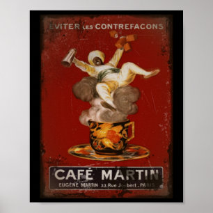 Pôster Génios de Martin do café