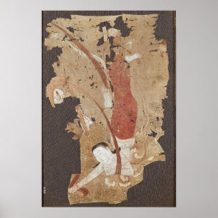 Poster Génios do vôo ou, Apsaras, de Dunhuang
