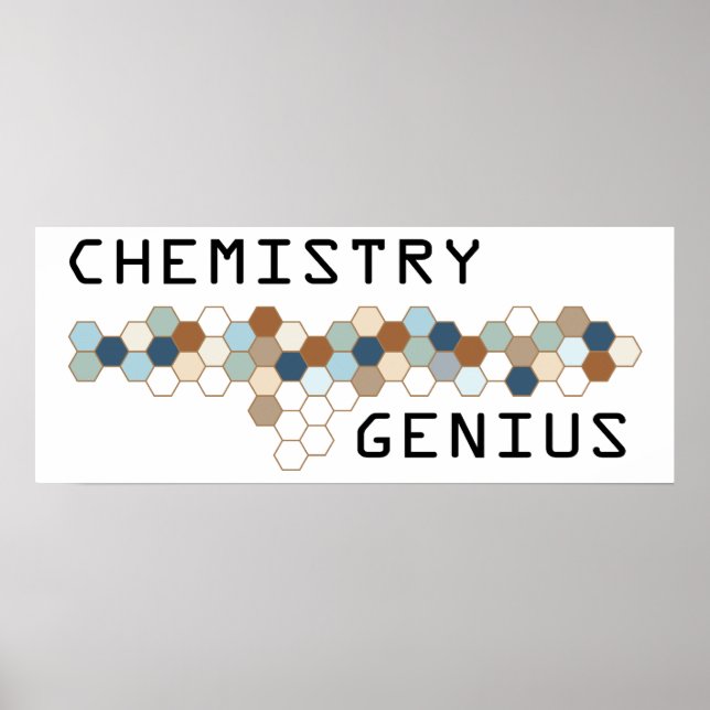 Pôster Genius de Química (Frente)