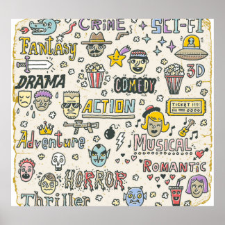 Poster Genres de Filme: TV Mostra Conjunto de Portas