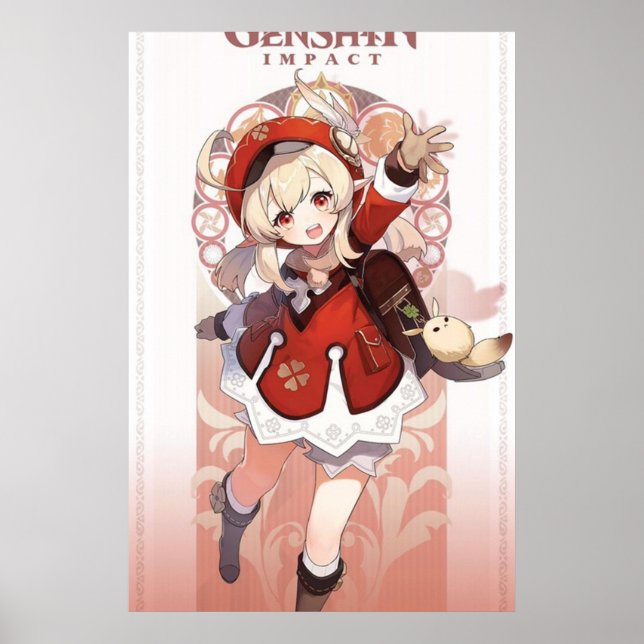 Poster Genshin Impact Klee (Frente)