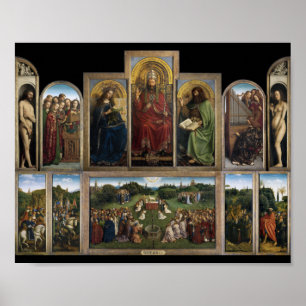 Poster Gent Altarpaper, Van Eyck Brothers