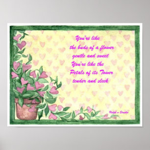 Poster Gentil e doce