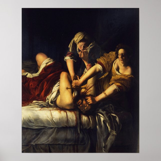 Poster Gentileschi - Giuditta Decapita Oloferne (Frente)
