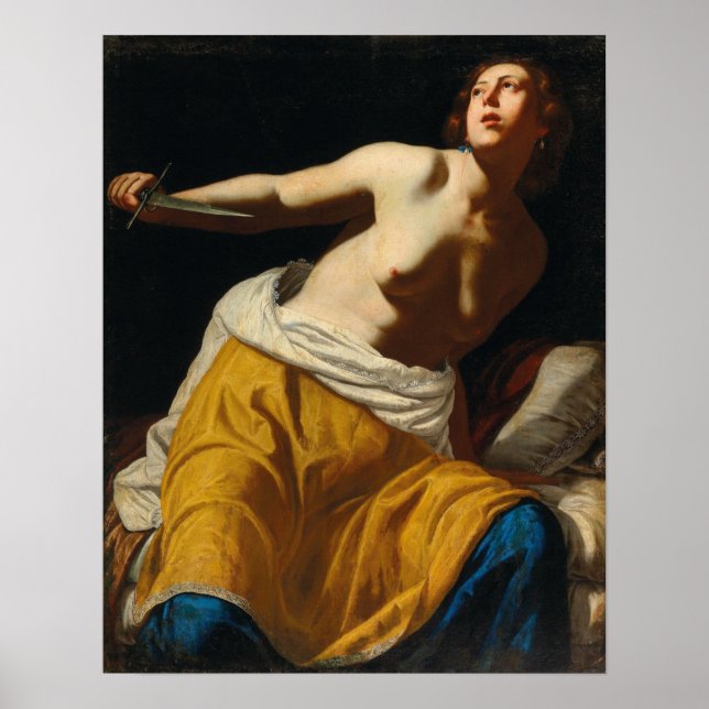 Poster Gentileschi - Lucrecia (Frente)