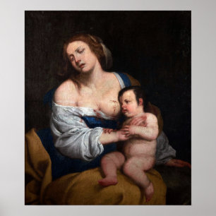Poster Gentileschi - Mãe E Filho