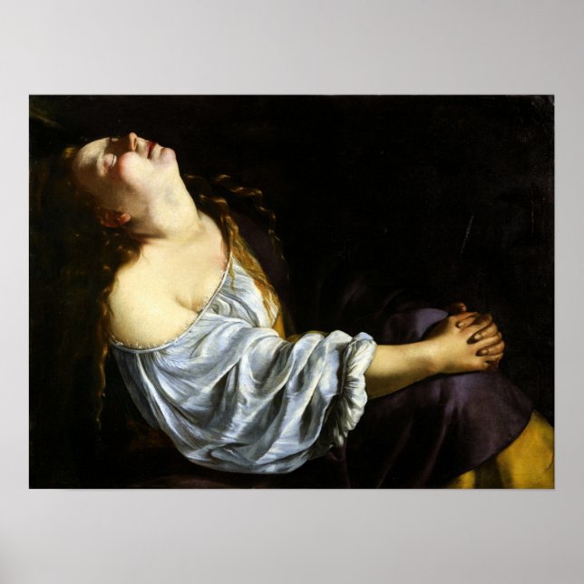 Poster Gentileschi - Maria Madalena (Frente)