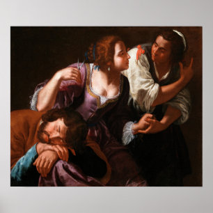 Poster Gentileschi - Samson E Delilah