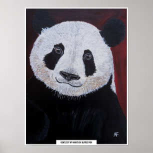 Poster Gentileza de Gigantes Pintura de Alfred Fox