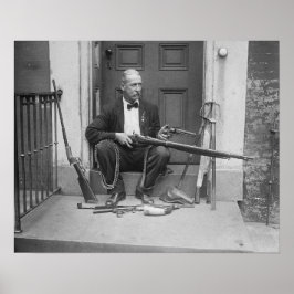 Pôster Gentleman Gunslinger, 1927. Foto Antiga
