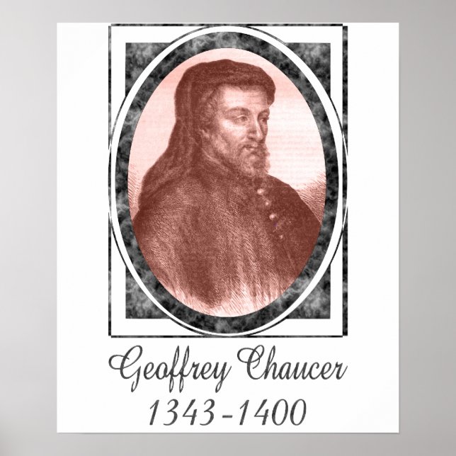Poster Geoffrey Chaucer (Frente)