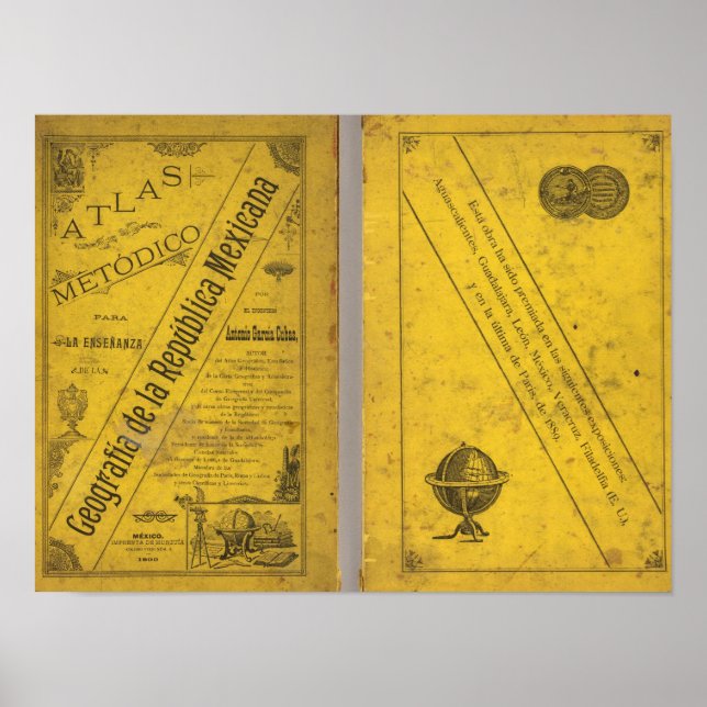 Poster Geographical Map (Frente)