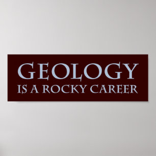 Pôster Geologia: Rocky Career