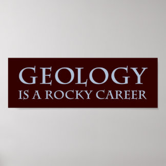 Pôster Geologia: Rocky Career