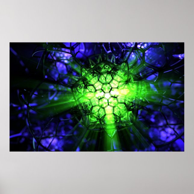 Pôster Geomancy (verde) (Frente)