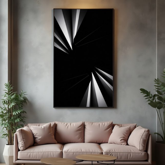 Poster Geometria Abissal Luminosa (Criador carregado)