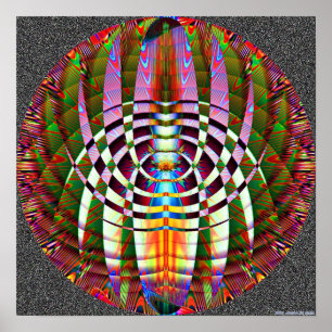 Poster Geometria abstrata 3.2b