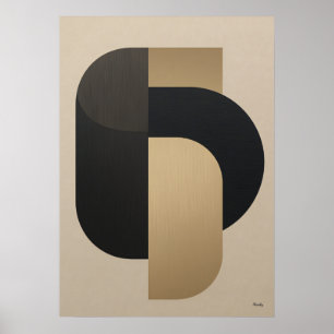 Poster Geometria Arquitetônica de Luxo Nº 03 – Arte Japan