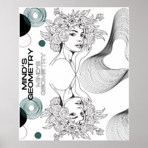 Poster Geometria da mente