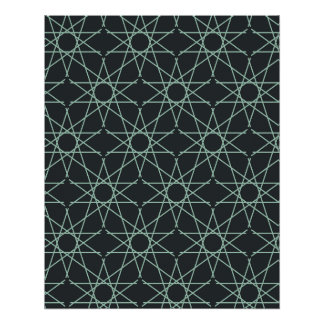 Pôster Geometria de Hortelã Basalto