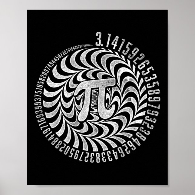 Poster Geometria de Ilusões Ópticas Pi Matemática Stem 3. (Frente)
