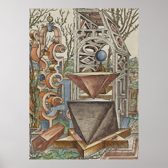 Poster Geometria et Perspectiva- III  (Frente)