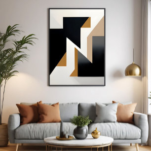Poster Geometria Interconectada