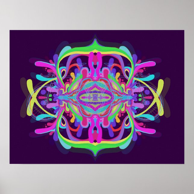 Pôster Geometria natural (Frente)