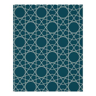 Pôster Geometria Pérola de Isfahan