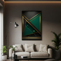 Geometria Verde e Dourada
