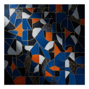 Pôster Geometria Vibrante