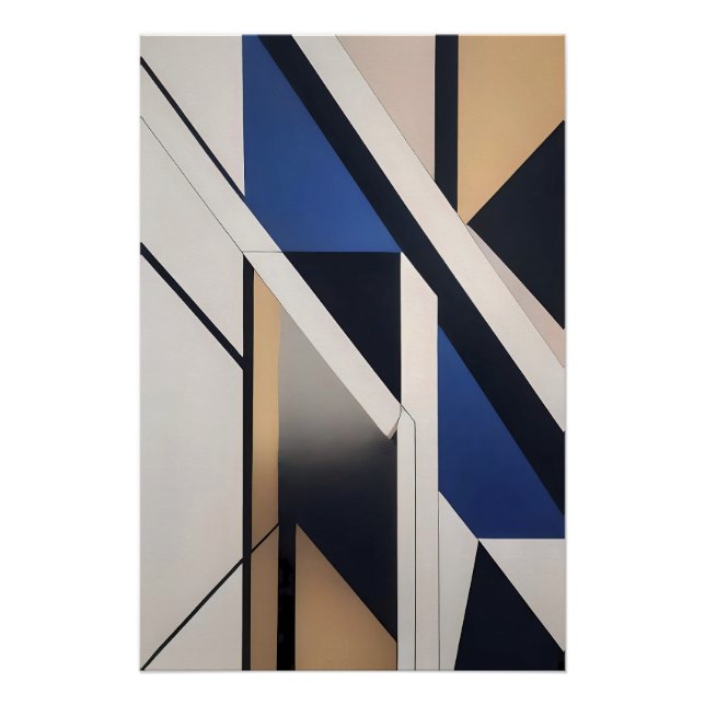 Pôster Geometrias do Silêncio (Frente)