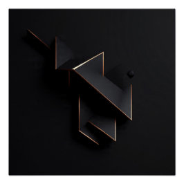 Pôster Geometric Eclipse