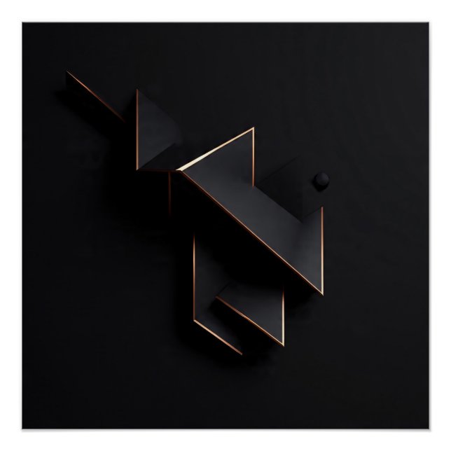 Pôster Geometric Eclipse (Frente)