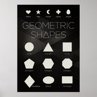 Poster Geometric Shapes
