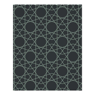 Pôster Geométrica de Celadon Xisto