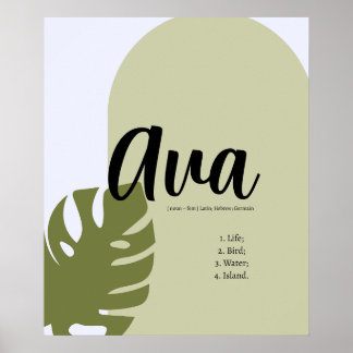 Poster Geométrica Minimalista com inspiração na Na