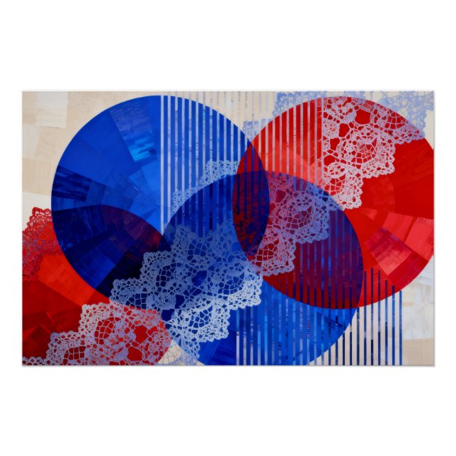 Pôster Geométrico (Frente)